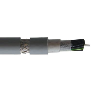 HSLCH-Jz 12x1.5mm2 Cablu de comanda ecranat fără halogen gri 300 / 500V gri