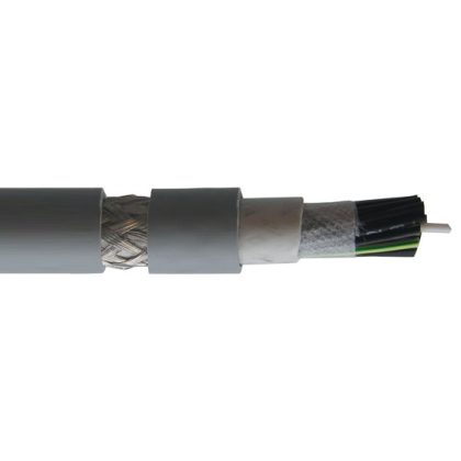   HSLCH-Jz 5x1mm2 Cablu de comanda ecranat fără halogen gri 300 / 500V gri