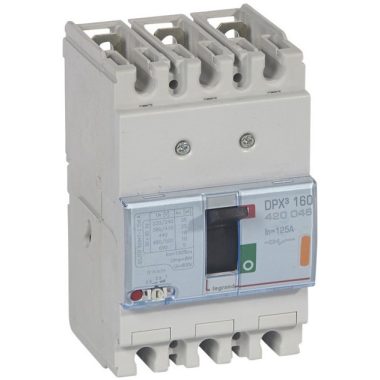 LEGRAND 420046 DPX3 160 125A 3P thermal magnetic 25kA compact circuit breaker