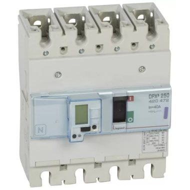 LEGRAND 420472 DPX3 250 40A 4P S2 + M 50kA compact circuit breaker