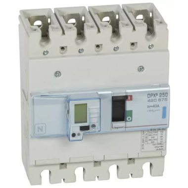 LEGRAND 420675 DPX3 250 40A 4P S2 + M 70kA compact circuit breaker