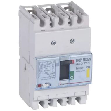 LEGRAND 420711 DPX3 160 25A 3P 16kA MA compact circuit breaker