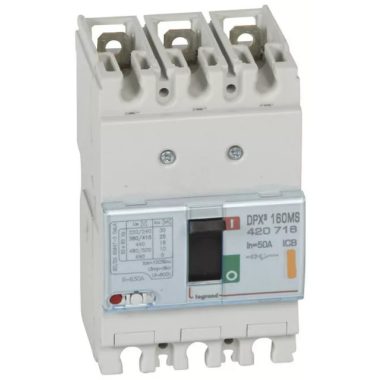 LEGRAND 420716 DPX3 160 50A 3P 25kA MA compact circuit breaker