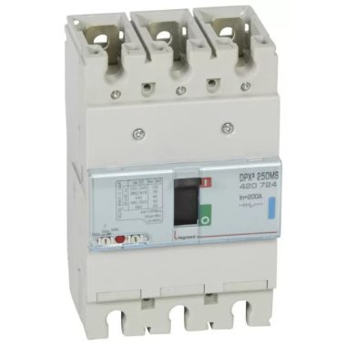 LEGRAND 420724 DPX3 250 200A 3P 25kA MA compact circuit breaker