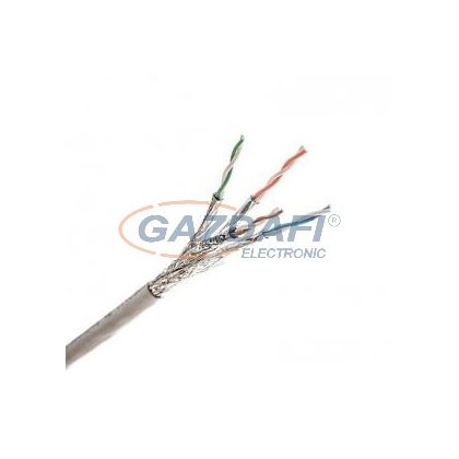 S-FTP vezeték Cat7 4x2xAWG23 PVC szürke