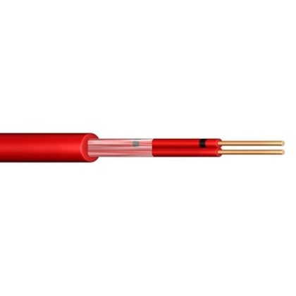    JB-YY 2x0.8mm2 Cablu de alarmă la incendiu (100m) 300V roșu