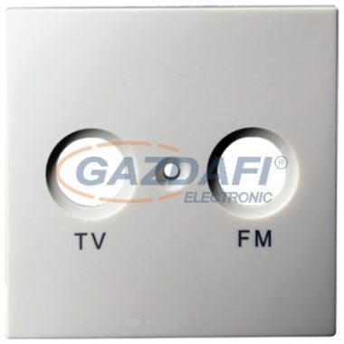 GAO 4708H MODUL antenna (TV-FM) fedlap, keret nélkül, fehér