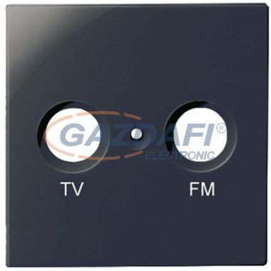 GAO 4728H MODUL antenna (TV-FM) fedlap, keret nélkül, fekete