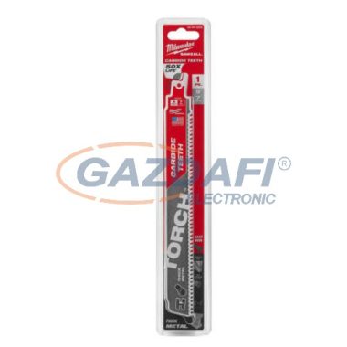 MILWAUKEE 48005501 TORCH szablyafűrészlap fémhez, karbid fogazatú, 230mm, 5 db