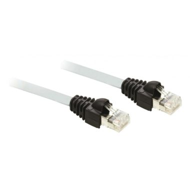 SCHNEIDER 490NTW00080 Ethernet árnyékolt sodrott érpár Kábel, 80M, RJ45 connec.