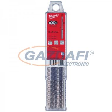 MILWAUKEE 4932352043 Fúrószár SDS-plus 4élű 6x160/100mm 10db