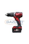 MILWAUKEE M18 BPD-402C kompakt ütvefúró-csavarozó töltővel és 2 db akkumulátorral