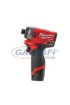 MILWAUKEE M12 FID-202X szuperkompakt 1/4" HEX ütvecsavarozó töltővel és 2 db akkumulátorral