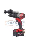 MILWAUKEE M18 BLDD2-502X szénkefe nélküli fúró-csavarozó töltővel és 2 db akkumulátorral