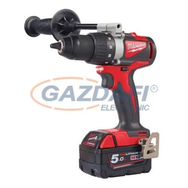 MILWAUKEE M18 BLDD2-502X szénkefe nélküli fúró-csavarozó töltővel és 2 db akkumulátorral