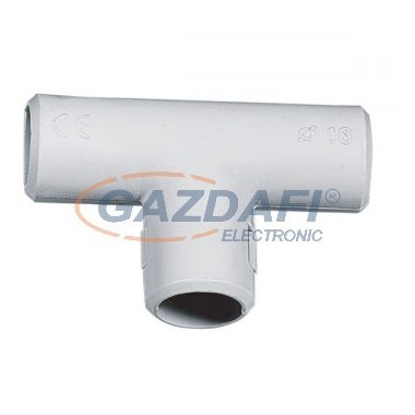 ELMARK PVC T-cső, d=20mm, IP40, szürke