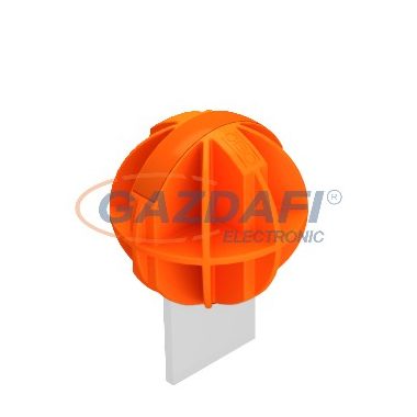 OBO 5018014 ProtectionBall Védőkupak Fényvisszaverős kör- és laposvezetőhöz narancs polietilén