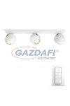 PHILIPS Buckram Hue 50473/31/P7 3L intelligens vezérelhető LED lámpatest, 16.5W 750Lm 2200-6500K, fehér