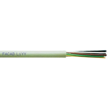  LiYY 24x0,14mm2 Cablul comanda electronic neecranat gri 350V