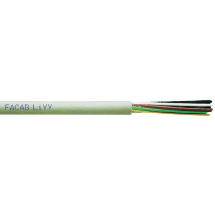   LiYY 10x0,34mm2 Unshielded electronic control cable 350V gray