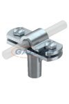 OBO 5229162 168 8-10 M6 Vezetéktartó körvezetőhöz 8-10mm galvanikusan horganyzott cink présöntvény