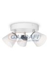 PHILIPS Dender 533433116 LED spotlámpa, 3x4W 230V 990Lm, fehér