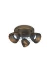 PHILIPS County 533530616 LED spotlámpa, 3x4W 230V 990Lm, bronz