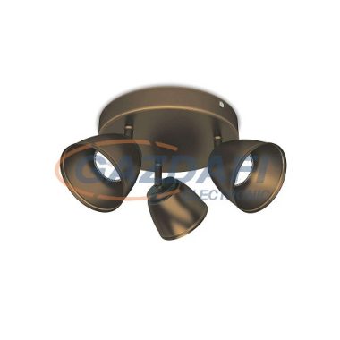 PHILIPS County 533530616 LED spotlámpa, 3x4W 230V 990Lm, bronz