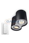 PHILIPS Pillar Hue 56332/30/P7 2L intelligens vezérelhető LED lámpatest, 2x5.5W 500Lm 2200-6500K, fekete