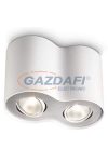 PHILIPS PILLAR 563323116 spotlámpa, 2x50W 230V GU10 270Lm, fehér