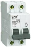 GAO 5914H Circuit Breaker 2P 6A C, 4.5kA, white