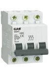 GAO 5921H Circuit Breaker 3P 25A C, 4.5kA, white