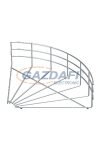 OBO 6002372 GRB 90 115 G 90°-Os Sarokidom Rácsos Kábeltálcához 105x150mm galvanikusan horganyzott acél