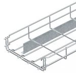   OBO 6006455 GRM-T 55 200 G Grm Rácsos Kábeltálca 1 válaszfallal 55x200x3000mm galvanikusan horganyzott acél