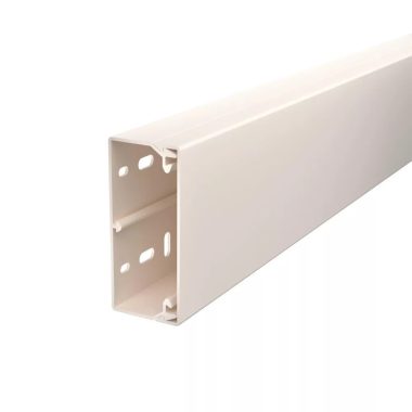 OBO 6020895 WDK40090CW Fali És Mennyezeti Csatorna fenékperforálással 40x90x2000mm krémfehér PVC