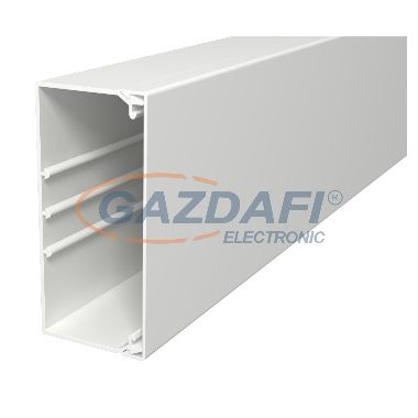 OBO 6021859 WDK60130CW Fali És Mennyezeti Csatorna fenékperforálással 60x130x2000mm krémfehér PVC