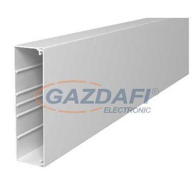 OBO 6021875 WDK60210CW Fali És Mennyezeti Csatorna fenékperforálással 60x210x2000mm krémfehér PVC