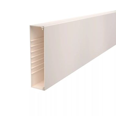 OBO 6021891 WDK60230CW Fali És Mennyezeti Csatorna fenékperforálással 60x230x2000mm krémfehér PVC