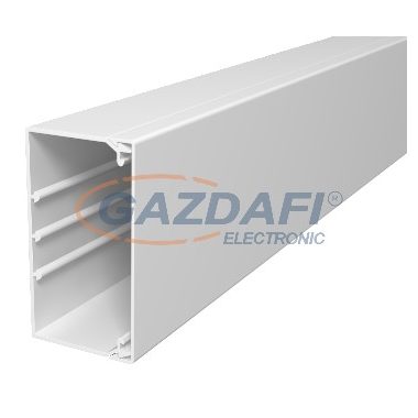 OBO 6022014 WDK60110GR Fali És Mennyezeti Csatorna fenékperforálással 60x110x2000mm kőszürke PVC