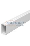 OBO 6025013 WDK15030CW Fali És Mennyezeti Csatorna fenékperforálással 15x30x2000mm krémfehér PVC