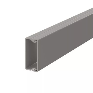 OBO 6025137 WDK15040GR Fali És Mennyezeti Csatorna fenékperforálással 15x40x2000mm kőszürke PVC