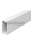 OBO 6025161 WDK15040CW Fali És Mennyezeti Csatorna fenékperforálással 15x40x2000mm krémfehér PVC