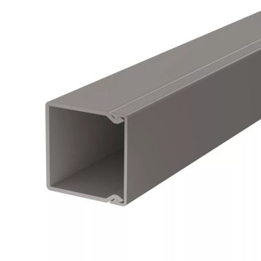 OBO 6025447 WDK40040GR Fali És Mennyezeti Csatorna fenékperforálással 40x40x2000mm kőszürke PVC