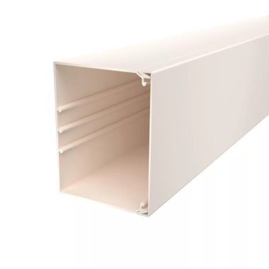 OBO 6026273 WDK100130CW Fali És Mennyezeti Csatorna fenékperforálással 100x130x2000mm krémfehér PVC