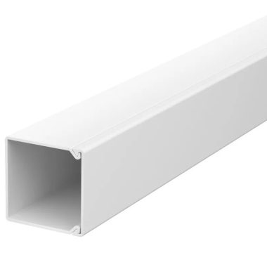 OBO 6026400 WDK25025LGR Fali És Mennyezeti Csatorna fenékperforálással 25x25x2000mm világosszürke PVC