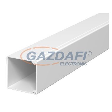 OBO 6026427 WDK25025CW Fali És Mennyezeti Csatorna fenékperforálással 25x25x2000mm krémfehér PVC