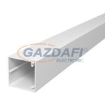   OBO 6027105 WDK60060LGR Fali És Mennyezeti Csatorna fenékperforálással 60x60x2000mm világosszürke PVC