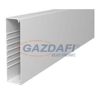 OBO 6027180 WDK60230LGR Fali És Mennyezeti Csatorna fenékperforálással 60x230x2000mm világosszürke PVC