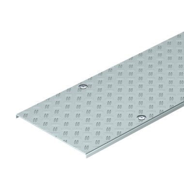 OBO 6049181 DF BKR10 FS AL Fedél Bordázott BKS járható kábeltálcához 100x3000mm alumínium/acél