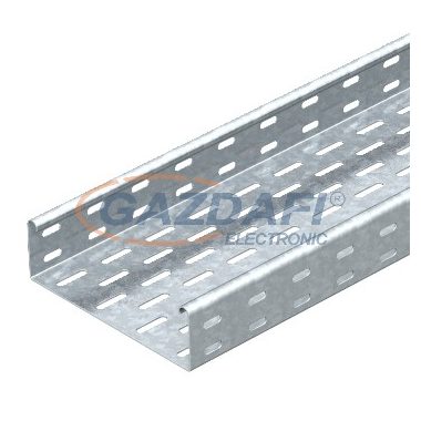 OBO 6056156 SKS 615 FS Kábeltálca Sks perforált, összekötő készlettel 60x150x3000mm szalaghorganyzott acél